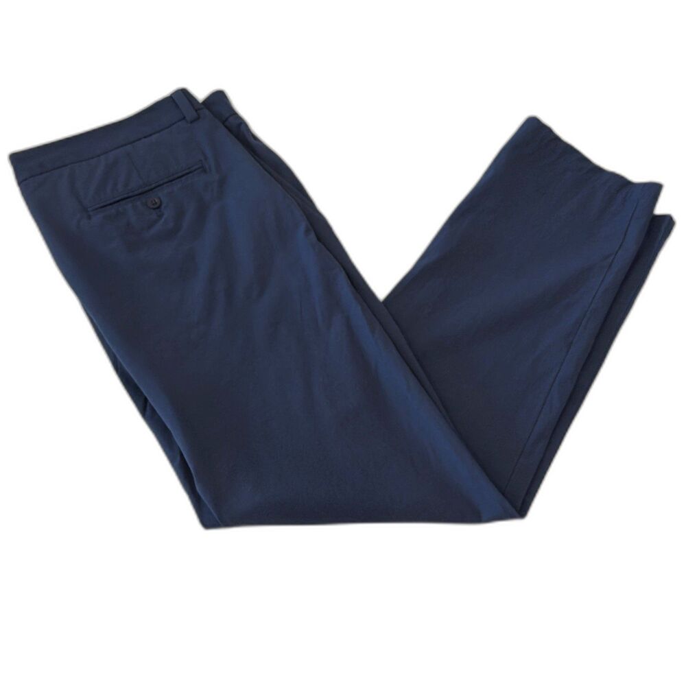 Vineyard Vines Mens 40x30* On The Go OTG Performance Pants Navy Blue Golf Preppy